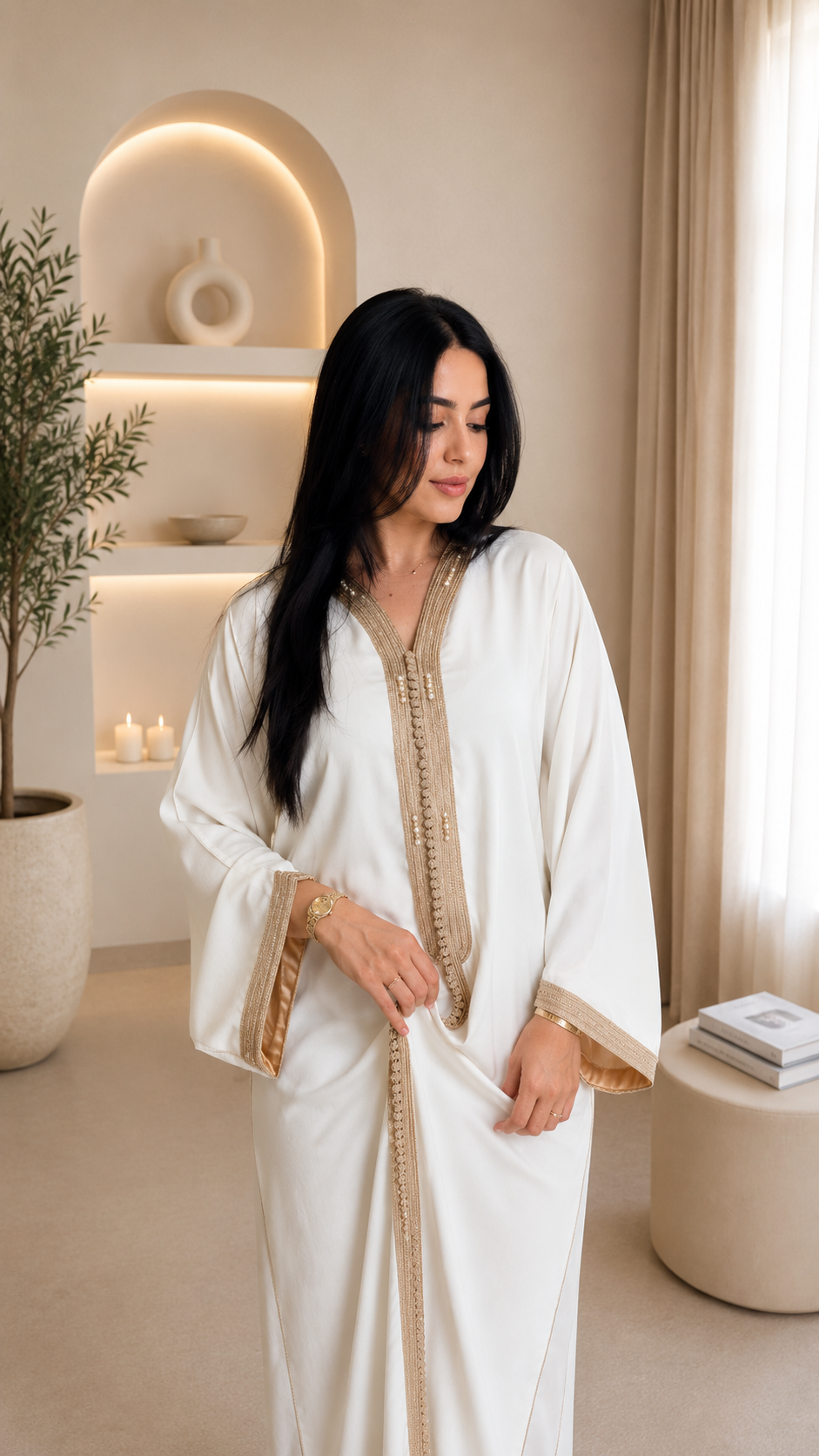 Caftan Beige Crème