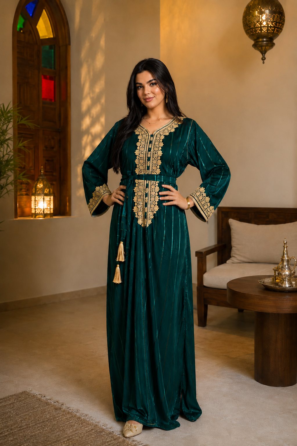 Caftan Émeraude du Riad